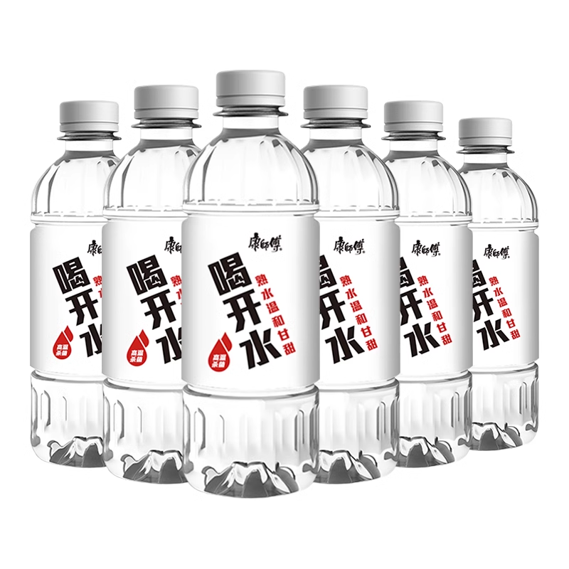 3.1康师傅喝开水380ml*6瓶-人人能迫！！日常刚需品~-